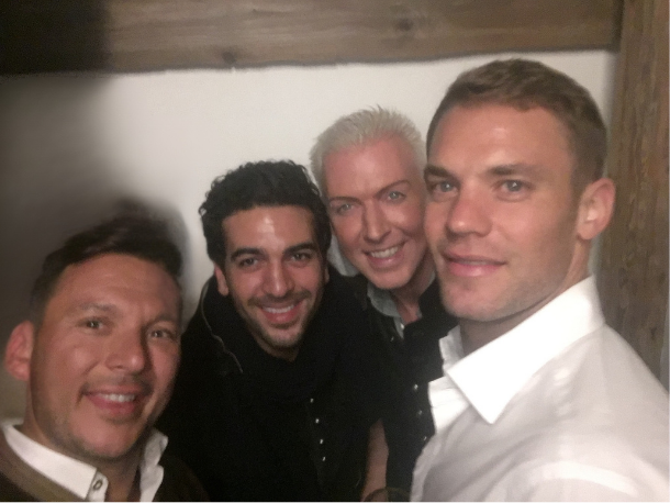 Elyas M'Barek, H. P. Baxxter & Manuel Neuer